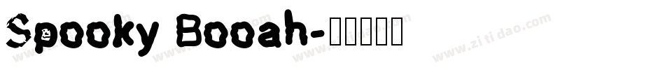 Spooky Booah字体转换